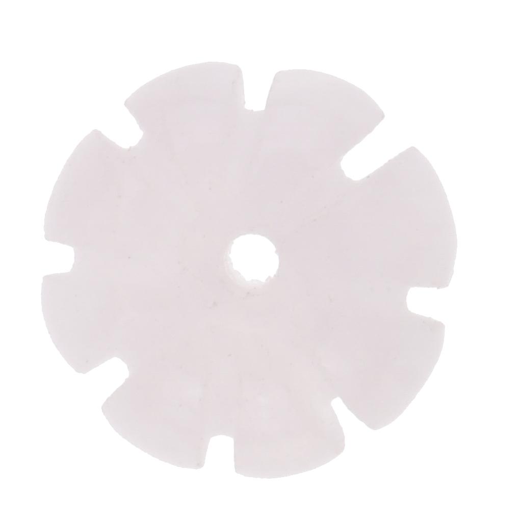 3xNatural Stone Beads Handmade Charms Wheel Shape Beads for Jewelry Making #6