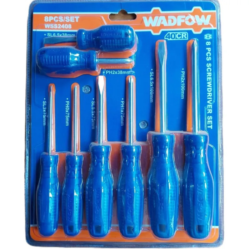 BỘ 8 TUA VÍT DẸP &amp; BAKE WSS2408 WADFOW - HÀNG CHÍNH HÃNG