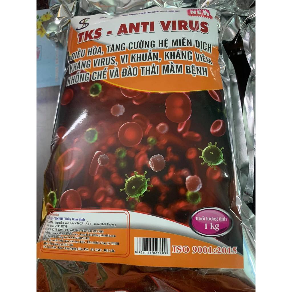 TKS ANTI VIRUS 1KG kích thích và tăng cường hệ miễn dịch cho vật nuôi , thủy sản