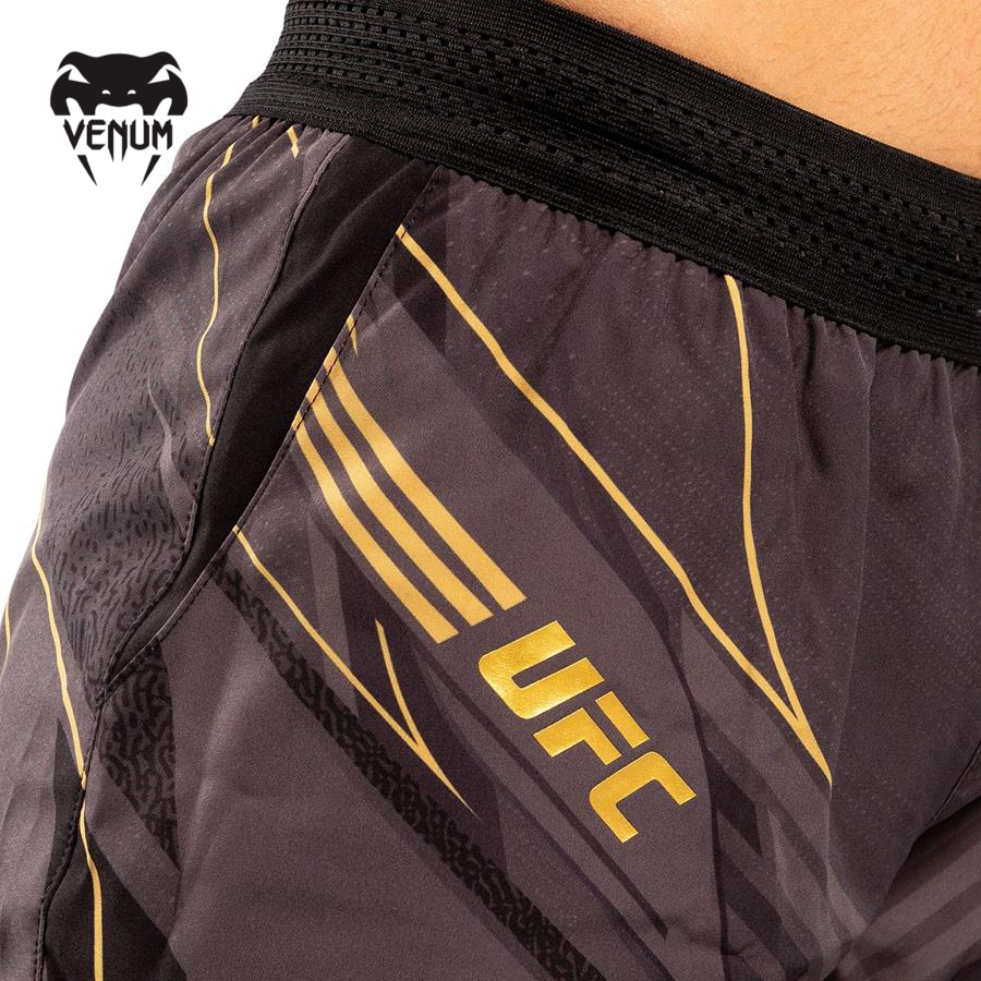 Quần đùi thể thao nữ Venum UFC FIGHT NIGHT TRAINING SHORTS - BLACK/GO - VNMUFC-00072-126