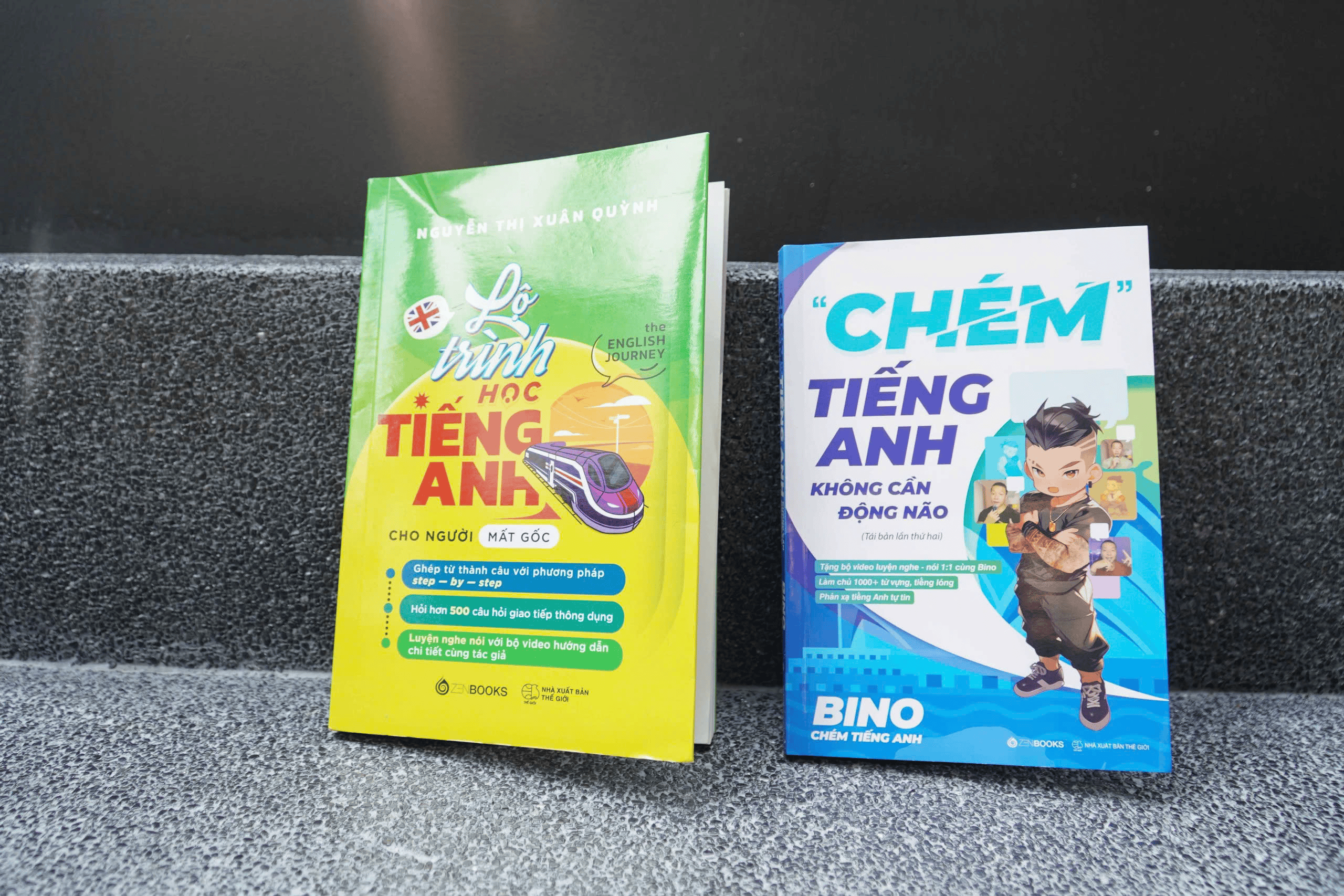 Combo Sách Chinh Phục Tiếng Anh: Chém Tiếng Anh Không Cần Động Não + Lộ Trình Học Tiếng Anh Cho Người Mất Gốc