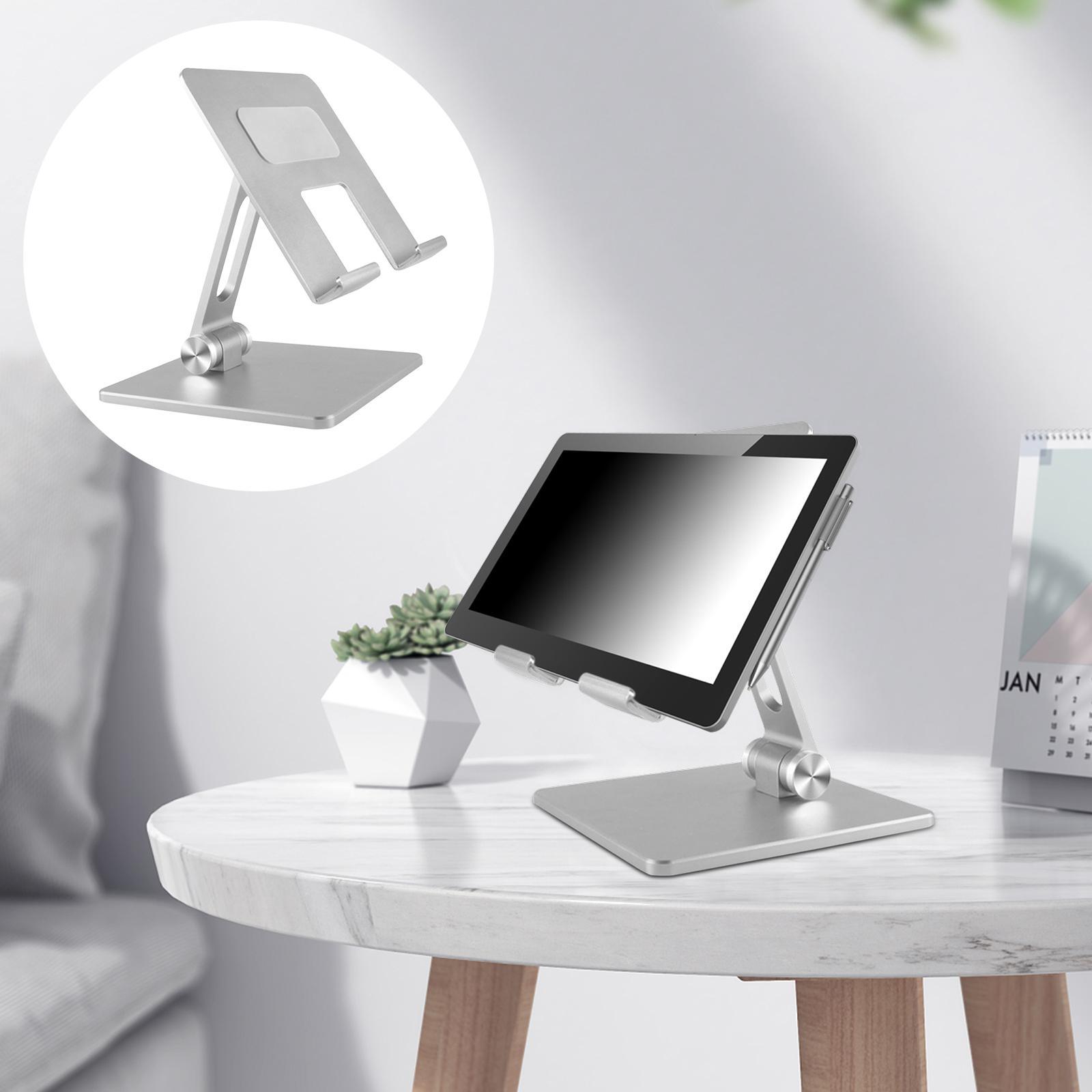 Tablet/Phone Stand, Adjustable &amp; Foldable Desktop Holder Cradle Dock for Video Recording