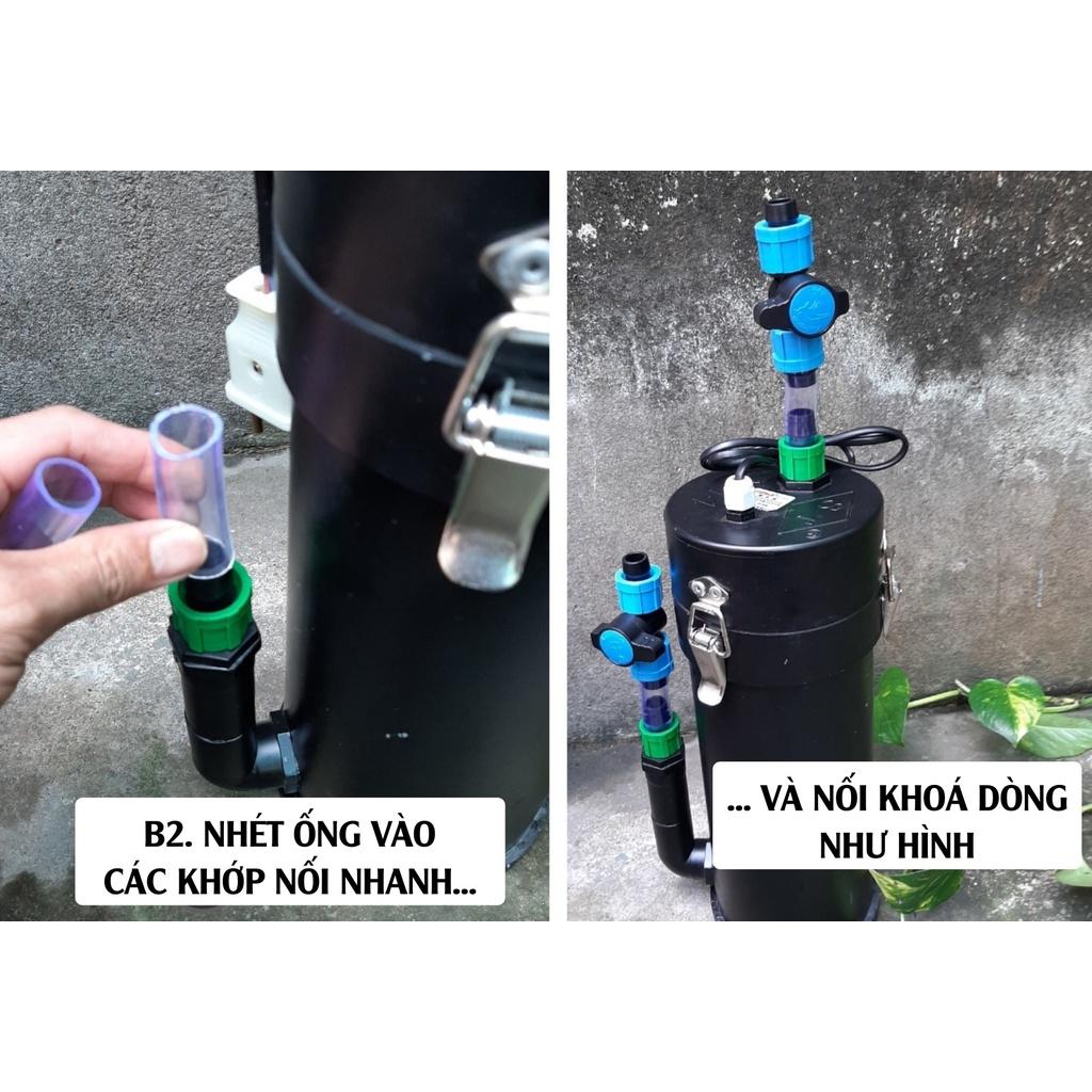 Lọc DIY NAMOC F114.AT || Bơm ATMAN Êm Ái - Vật Liệu Lọc Tuỳ Chọn