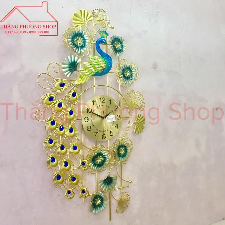 Đồng Hồ Treo Tường, Đồng Hồ Trang Trí Bản Nhạc Chim Công TP-087