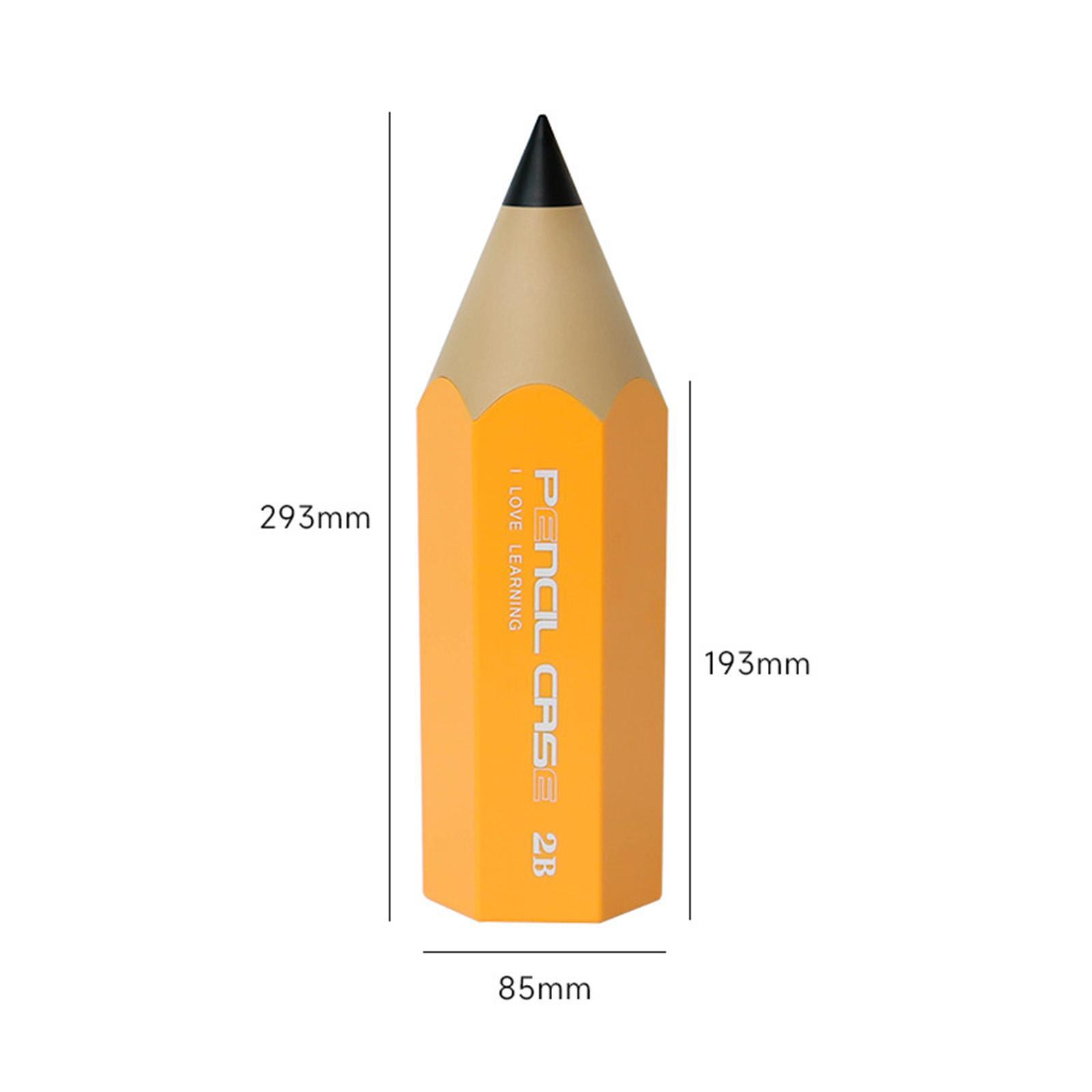 Pencil Shape Pencil Organizer Pencil Holder Cup for Desk Stationery Stand Cosmetic Brushs Storage Pen Organizer for Lipstick Desk Accessories