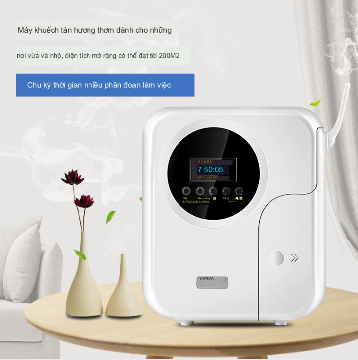 Máy Xịt Thơm Phòng Căn Hộ Khách Sạn Showroom SmartScent EuroTech điều khiển qua APP 600m2