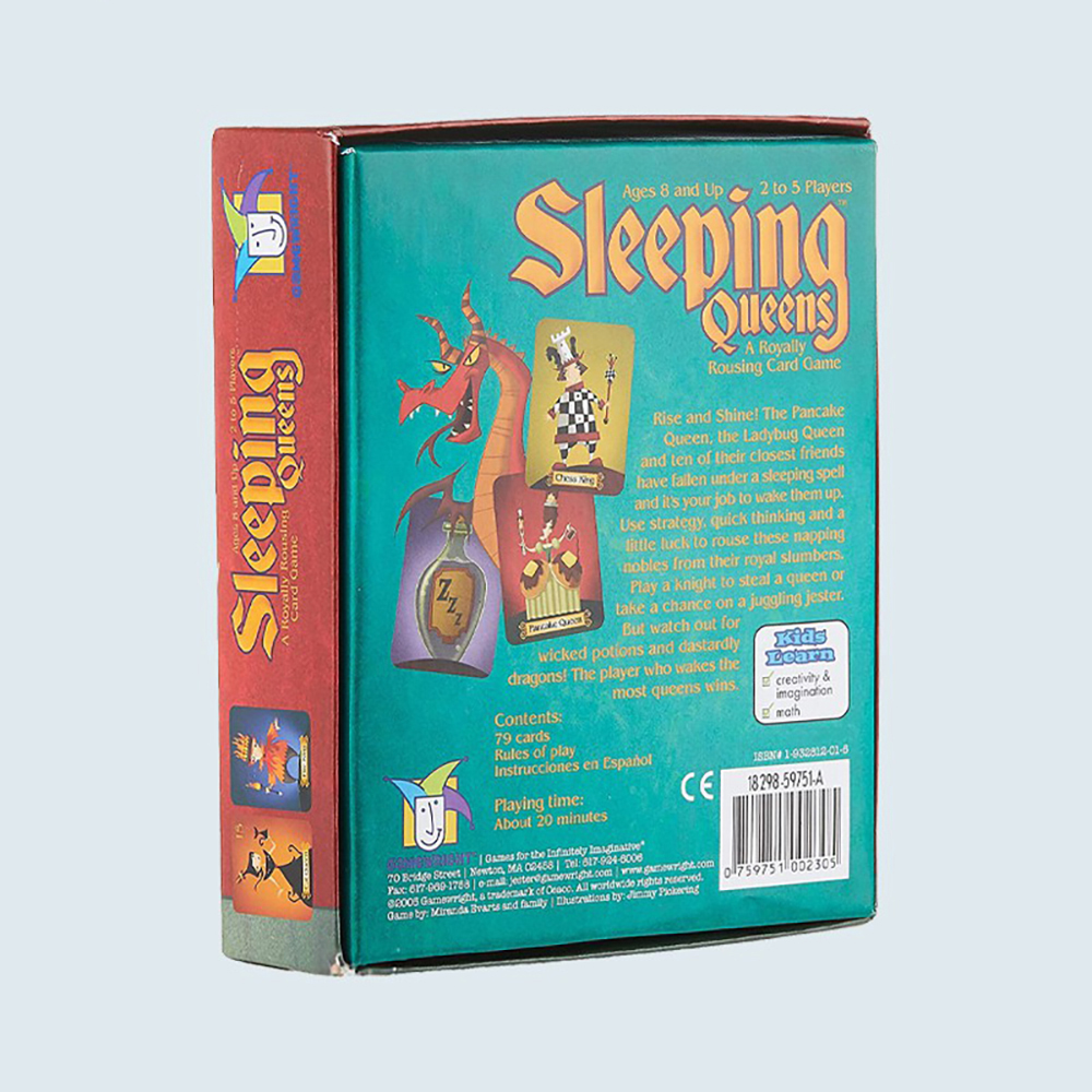Bộ Trò Chơi Board Game 79 Thẻ Sleeping Queens Bản Tiếng Anh