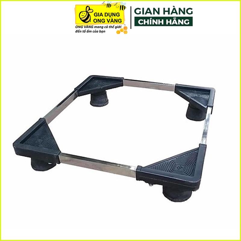 Chân Kệ Để Máy Giặt, Tủ Lạnh Inox Chống Rung Đa Năng, Tiện Dụng Chắc Chắn