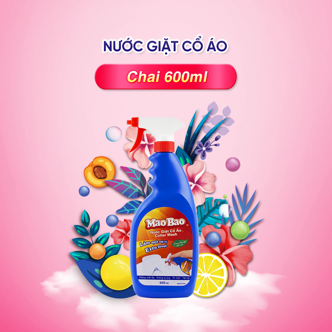 Nước Giặt Cổ Áo Mao Bao 600ml