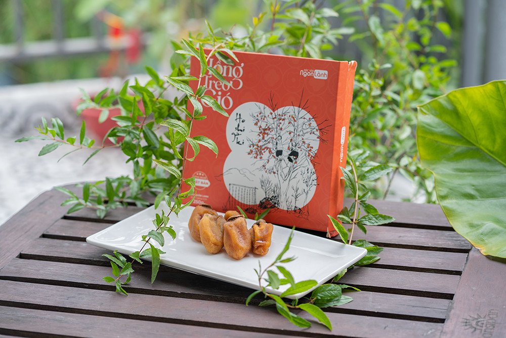 Hồng Muối Treo Gió - Đặc Sản Ngon Lành - Hộp 500g