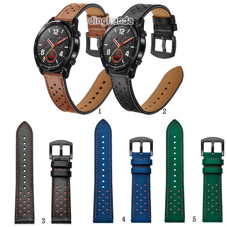 Dây đeo bằng da cho đồng hồ Honor Watch Huawei Watch GT 2 GT2e GT2 Pro GT3