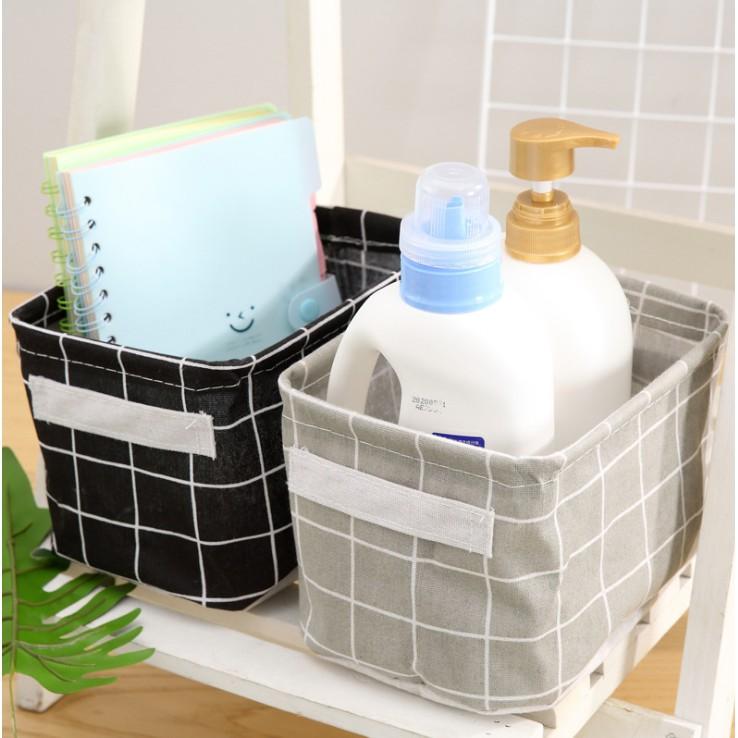 GIỎ VẢI ĐỰNG CANVAS MINI TIỆN DỤNG