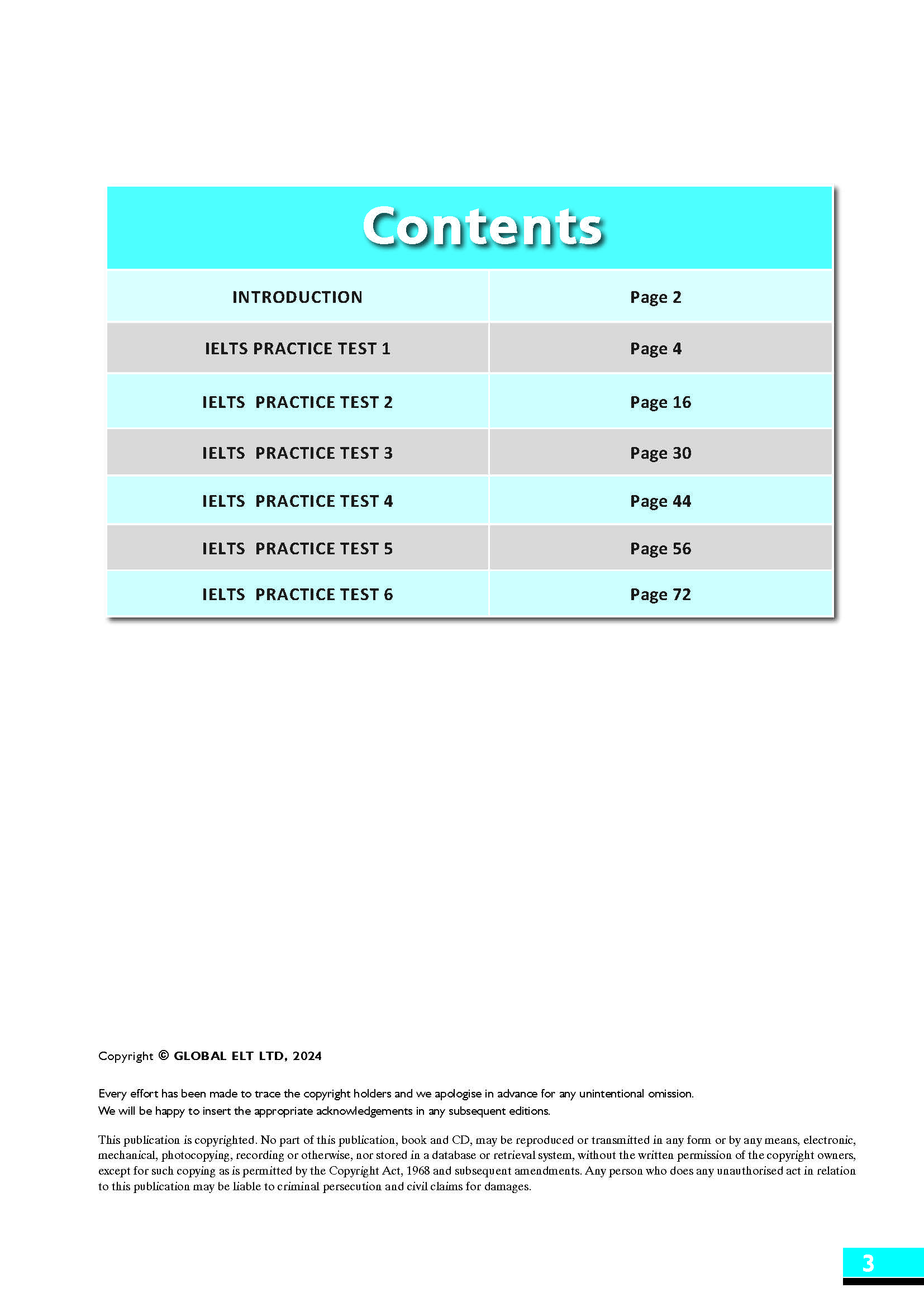 IELTS in Depth 3 (6.5 - 7.5+) - 6 Pratice Tests