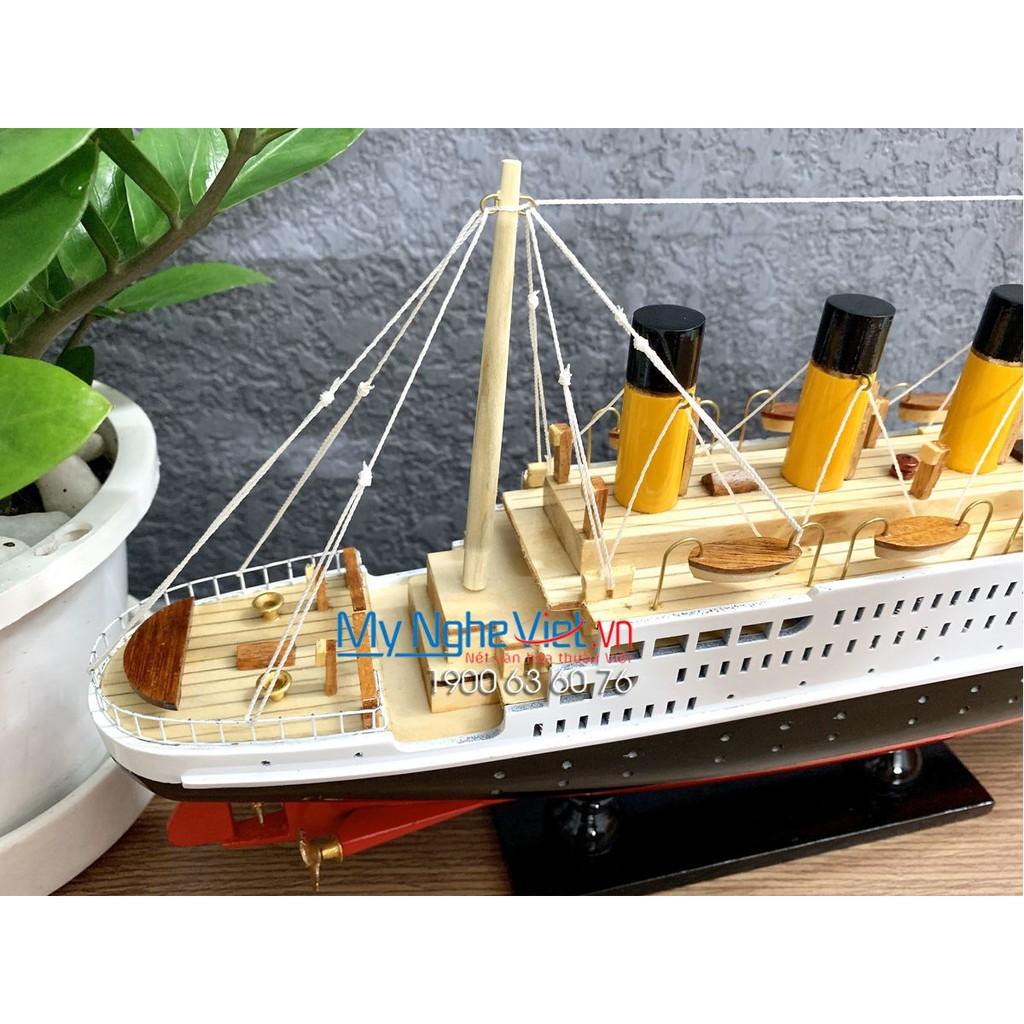 Mô Hình Tàu thuyền- Du thuyền Titanic thân 40cm Mỹ Nghệ Việt MNV-TB11