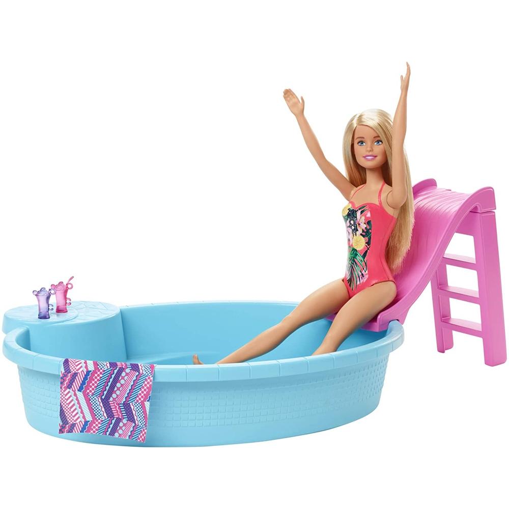 Búp Bê Hồ Bơi Mát Lạnh Barbie GHL91