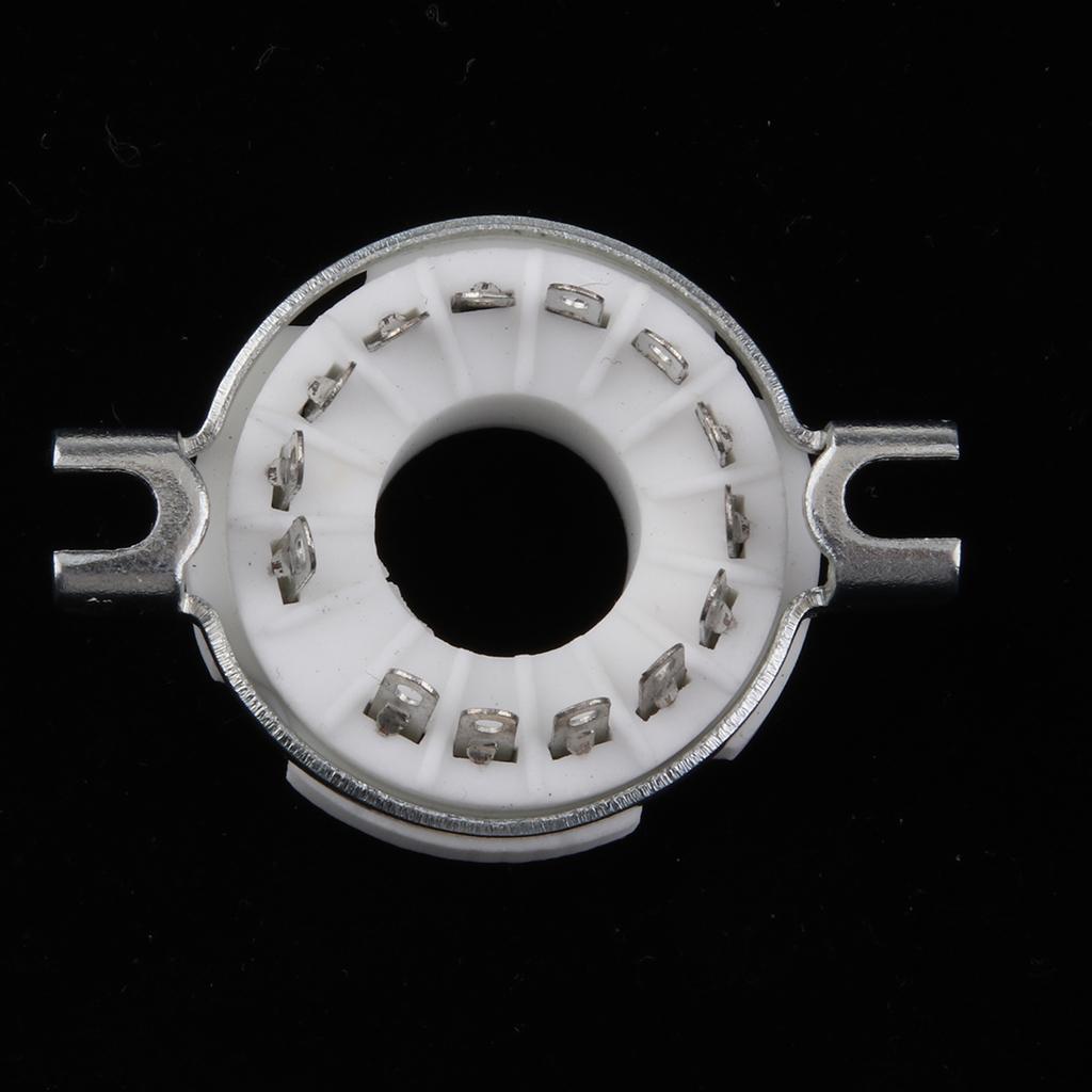 Tin Plated PCB Mount Vacuum Tube Socket 14 Pin for PCB Board