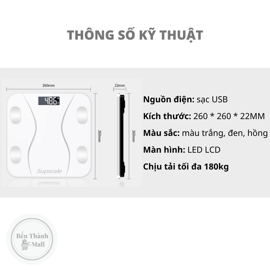 Cân điện tử Supscale đo 8 chỉ số sức khoẻ