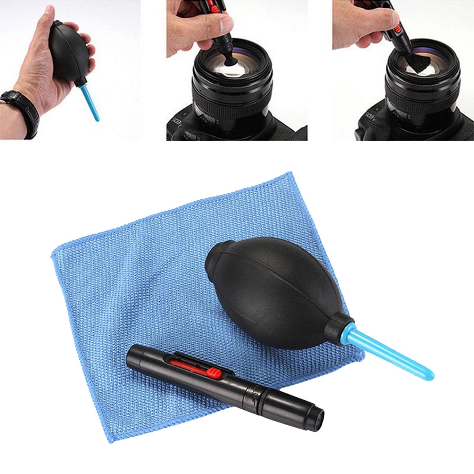 Camera Cleaning Kit Reusable Dust Cleaner Pen Cleaning Cloth for DSLR Cameras Optical Lens VCR Phones Cleaning Tools and Accessories