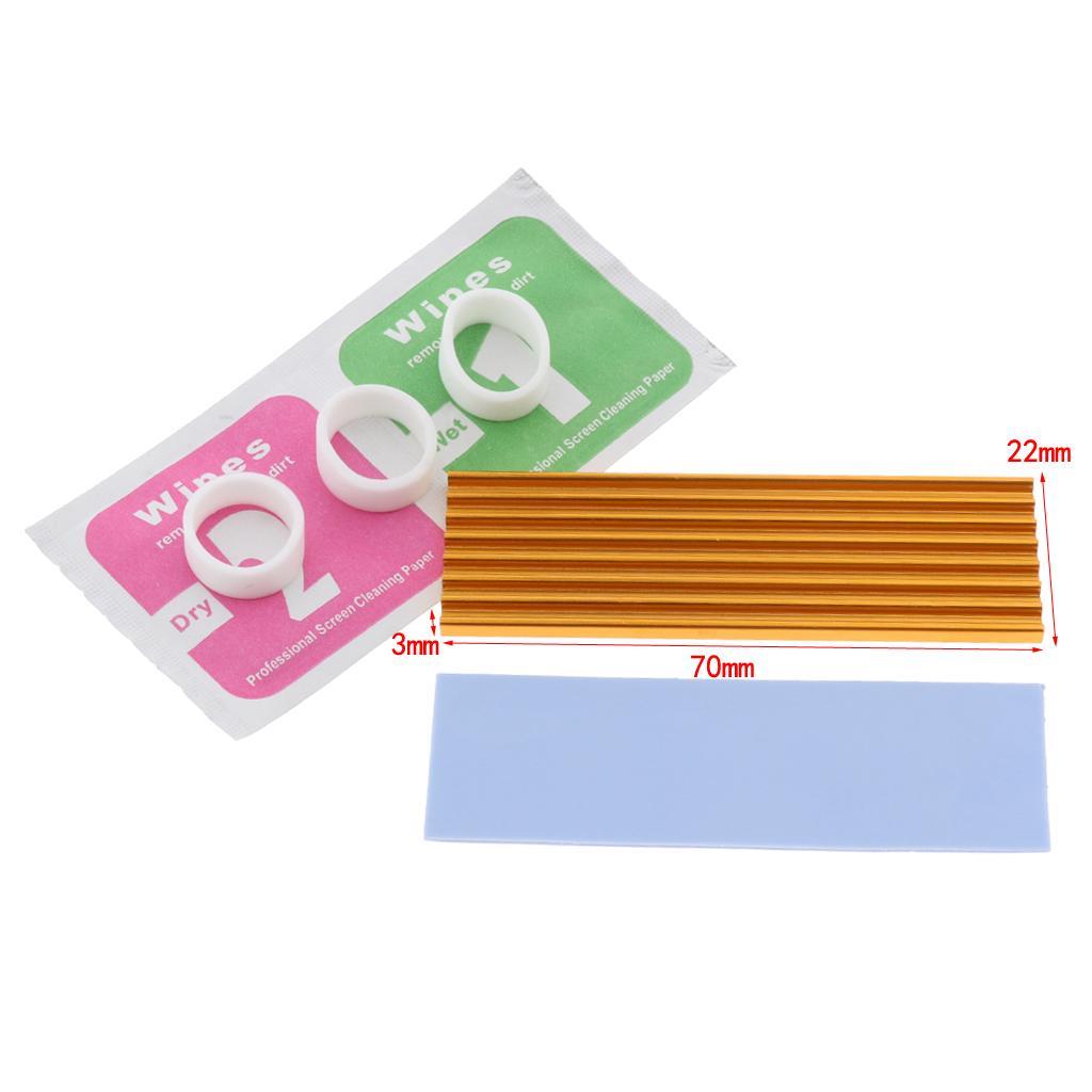 Computer SSD Drive Heat Sink Pad Cooler Kit for M.2 2280 Solid State Drive