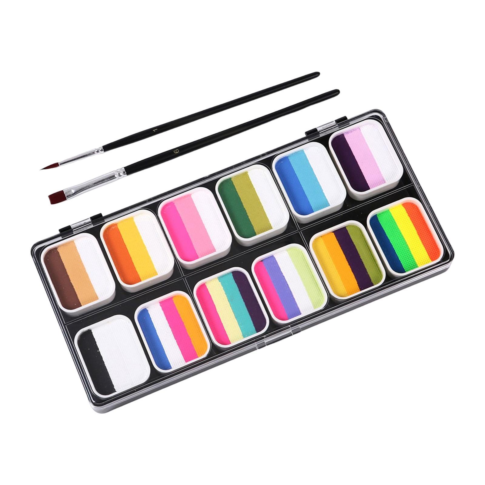 Painting Palette Makeup Painting Brush Cosplay Halloween Face Body Paint Set