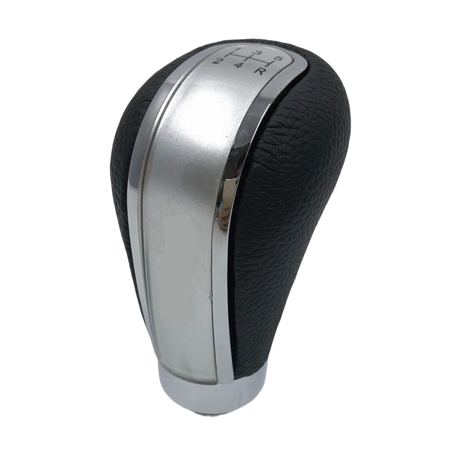 5 Speed Manual Gear Knob Accessories PU Leather Lever er Head Fit for Cars
