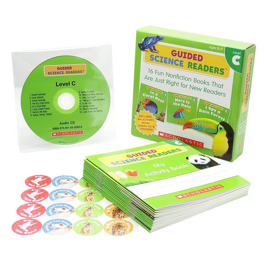 [Hàng thanh lý miễn đổi trả] Guided Science Readers Level C (With CD)