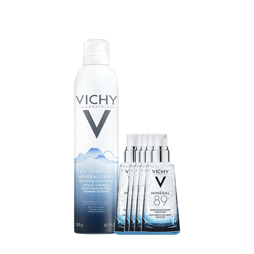 Xịt khoáng dưỡng da Vichy Mineralizing Thermal Water 300ML + Tặng dưỡng chất giàu khoáng chất Mineral 89