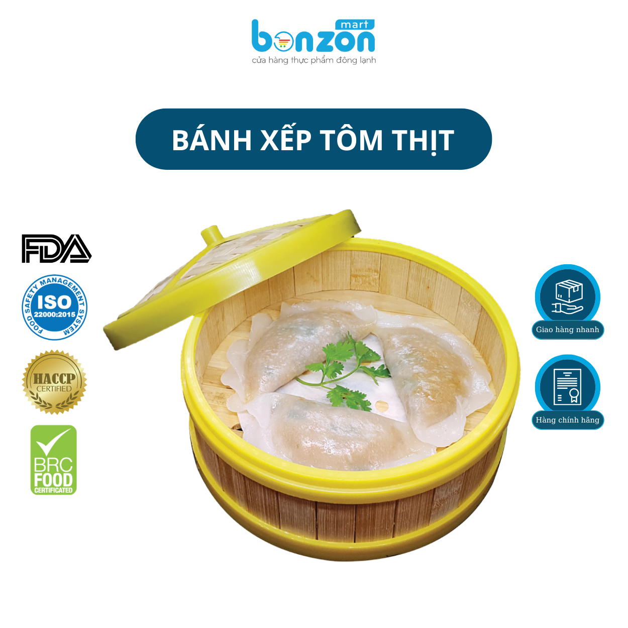 Bánh xếp tôm thịt 910gr