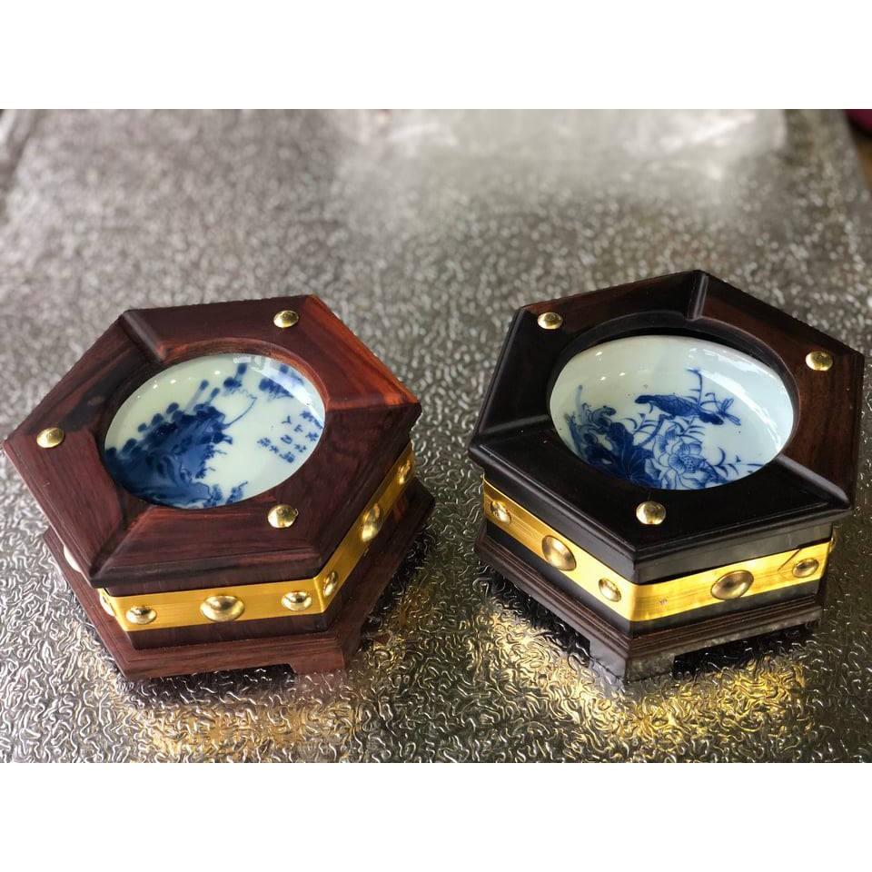 Gạt tàn gỗ trắc