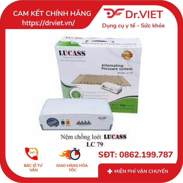 Nệm Chống Loét Lucass LC79 Chính hãng cao cấp-Thiết bị chống loét và ngăn ngừa loét thêm