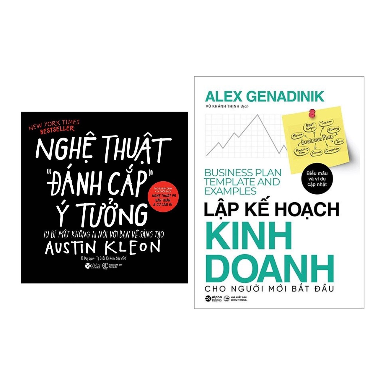 Combo Lập Kế Hoạch Kinh Doanh Cho Người Mới Bắt Đầu Nghệ Thuật Đánh Cắp Ý Tưởng