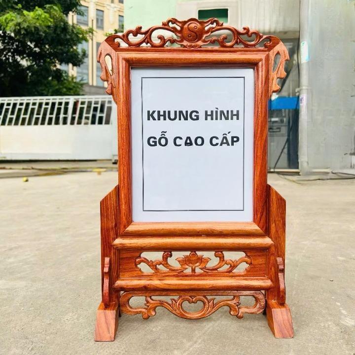 Khung ảnh thờ gia tiên để ảnh  bằng gỗ hương ,Khung Hình Thờ Gỗ Hương Đồng Trang Trí Nhà Decor Phòng Khung Tranh Decor