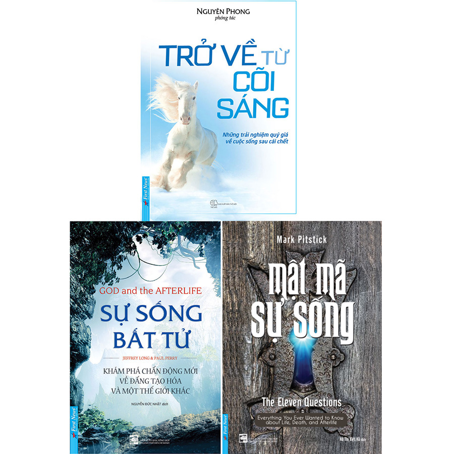 Combo 3 Cuốn Giải Mã Sự Sống Gồm: Trải Nghiệm Cận Tử + Mật Mã Sự Sống + Trở Về Cõi Sáng