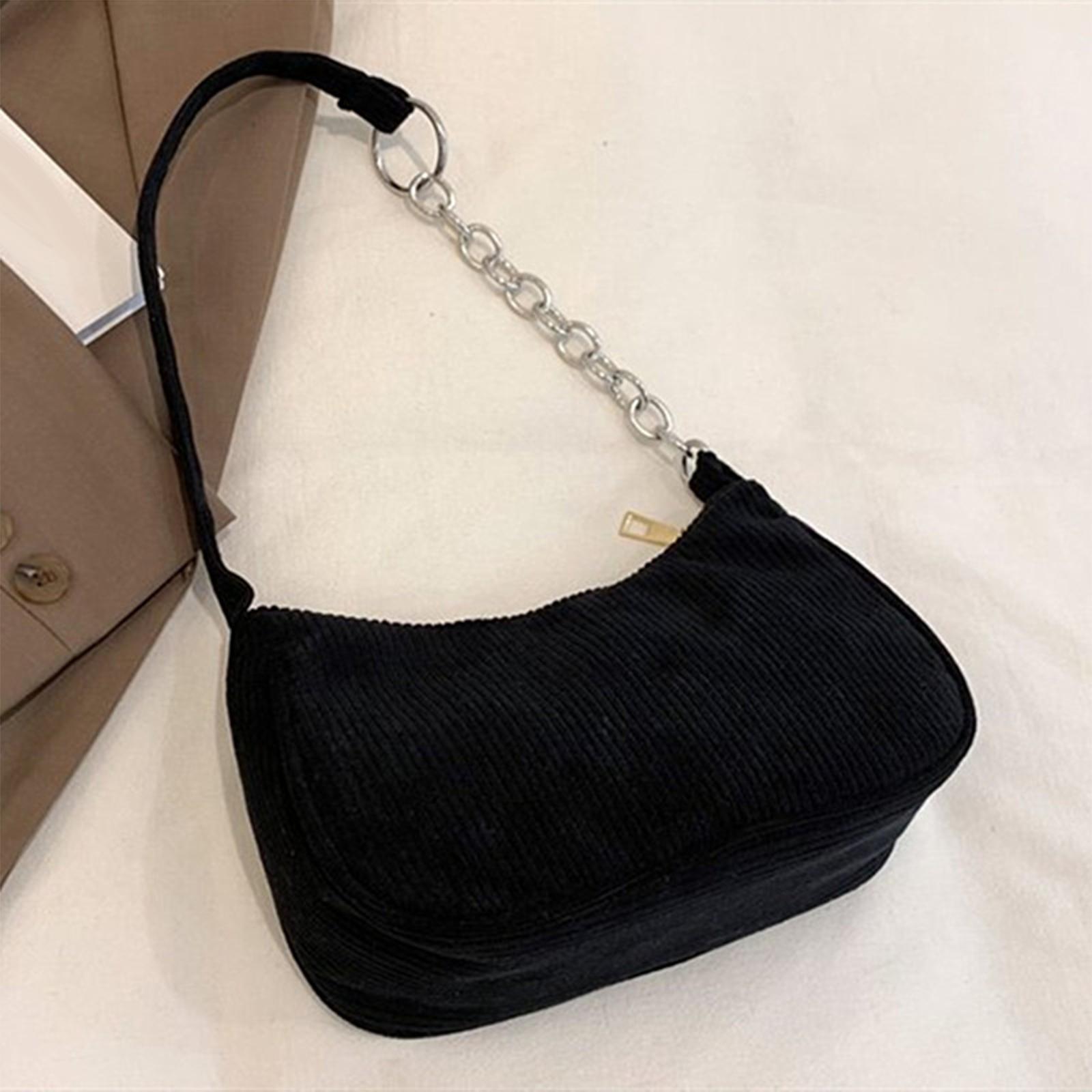 Women Dumpling Bun, Vacation Tote Underarm Bags Large Capacity Wallet Shopping Bag Pouch Beach Lady Corduroy Shoulder Bag, Handbag