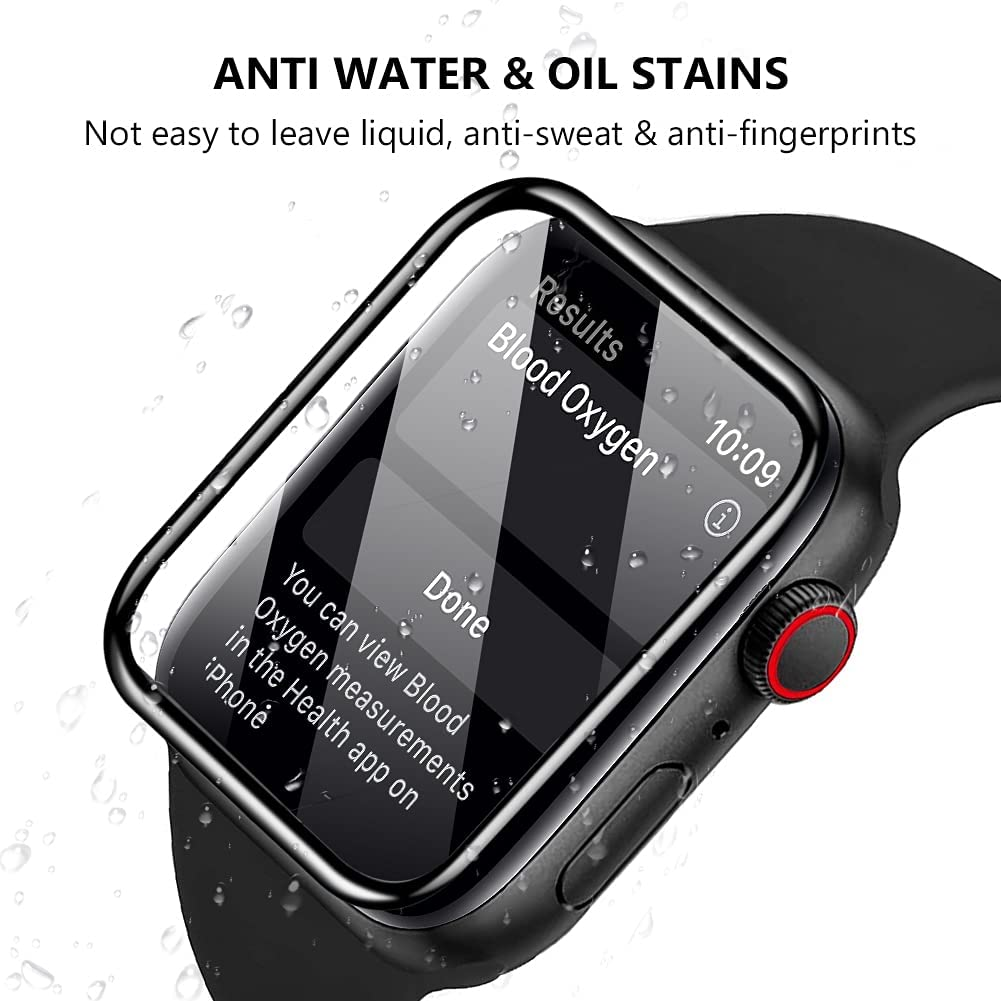 Miếng dán màn hình full 4D ppf silicon dành cho Apple Watch 45mm series 7 hiệu COTEETCI Pet Soft - hàng nhập khẩu