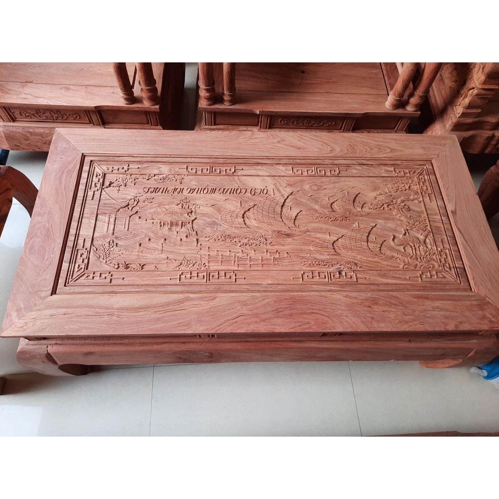 Bộ bàn ghế tần thủy hoàng gỗ hương đá - Đồ Gỗ Bình Long