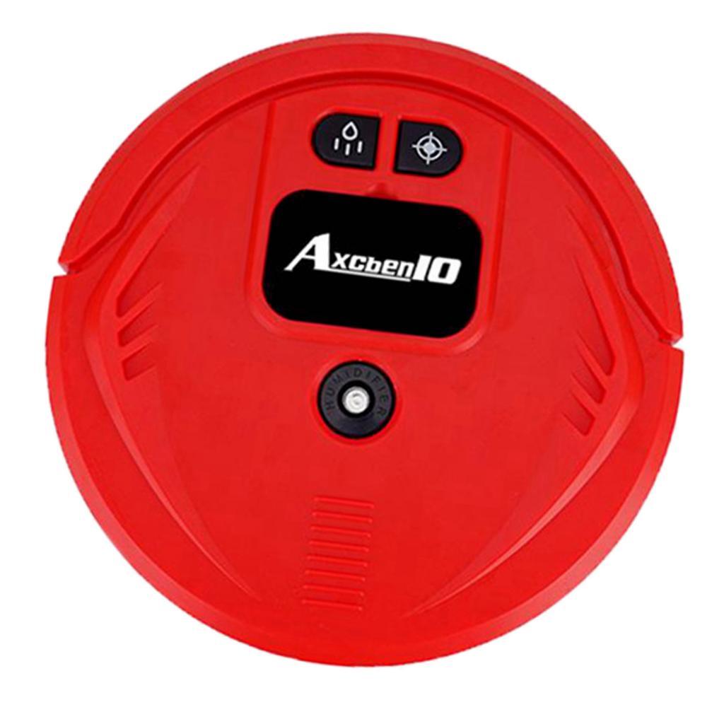 USB Rechargeable Robot Vacuum Cleaner Floor Duster With UV Lamp - Green