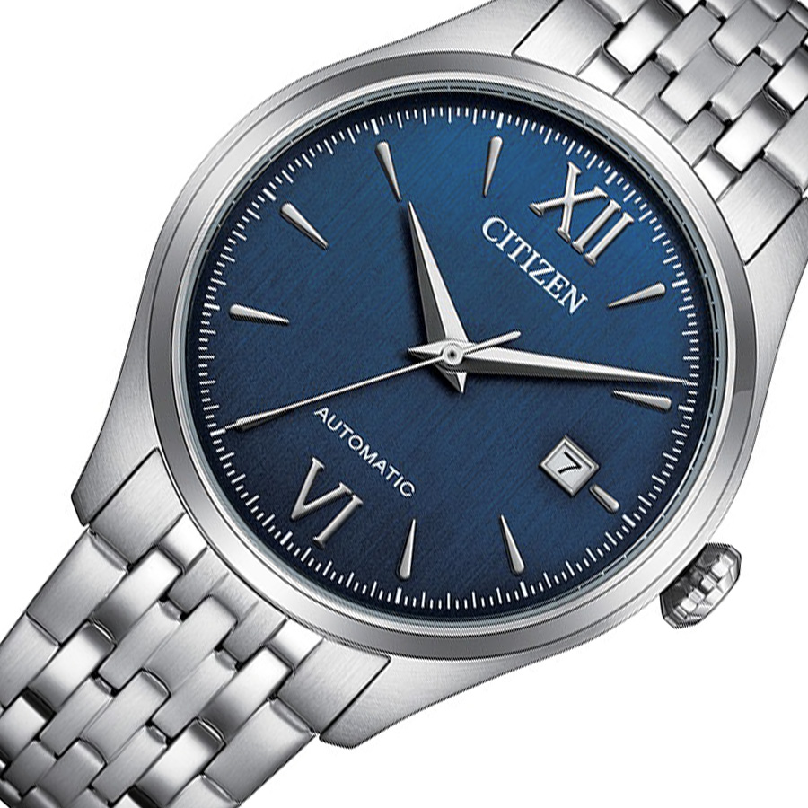 Đồng Hồ Nam Citizen Automatic Dây Kim Loại NJ0240-55L - Mặt Xanh (40mm)