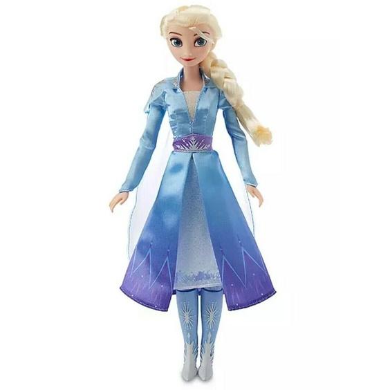 Búp bê &quot; Frozen II: Singing Elsa Fashion Doll with Music Wearing Blue Dress by &quot;