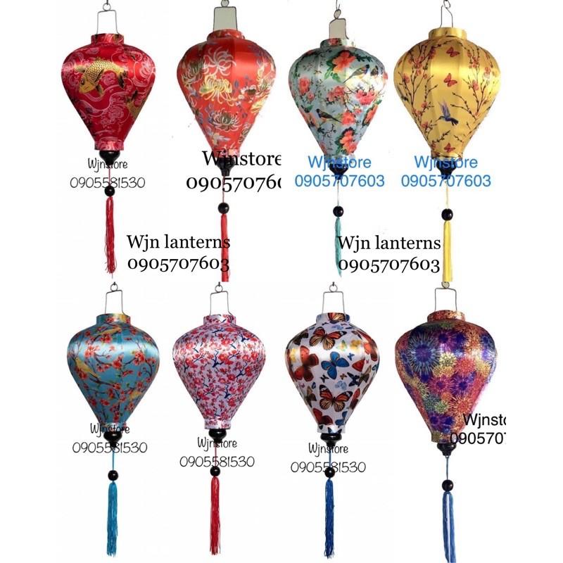 Đèn lồng hội an vải phi 3D vietnames lanterns