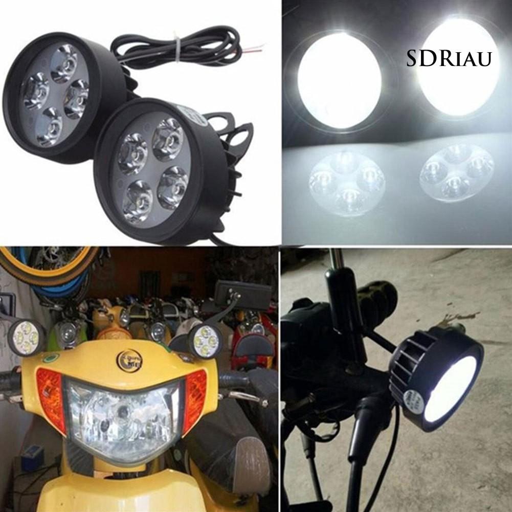 2 Đèn Pha Led Cho Xe Máy