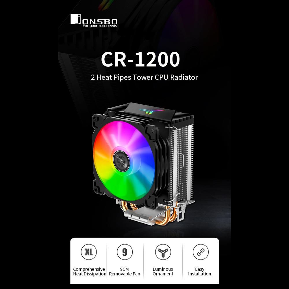 Quạt tản nhiệt CPU Jonsbo LED Bộ làm mát CPU CR-1200 Thay thế cho Intel LGA1200 / Intel 1151 / AMD