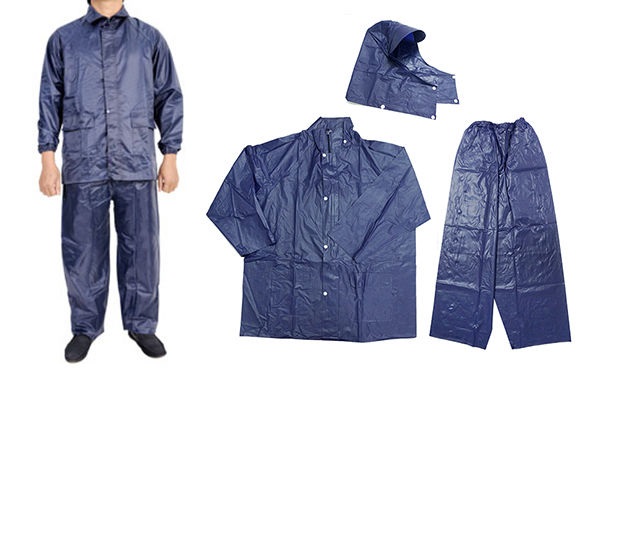 Bộ Quần Áo Đi Mưa Vải PVC Size XL