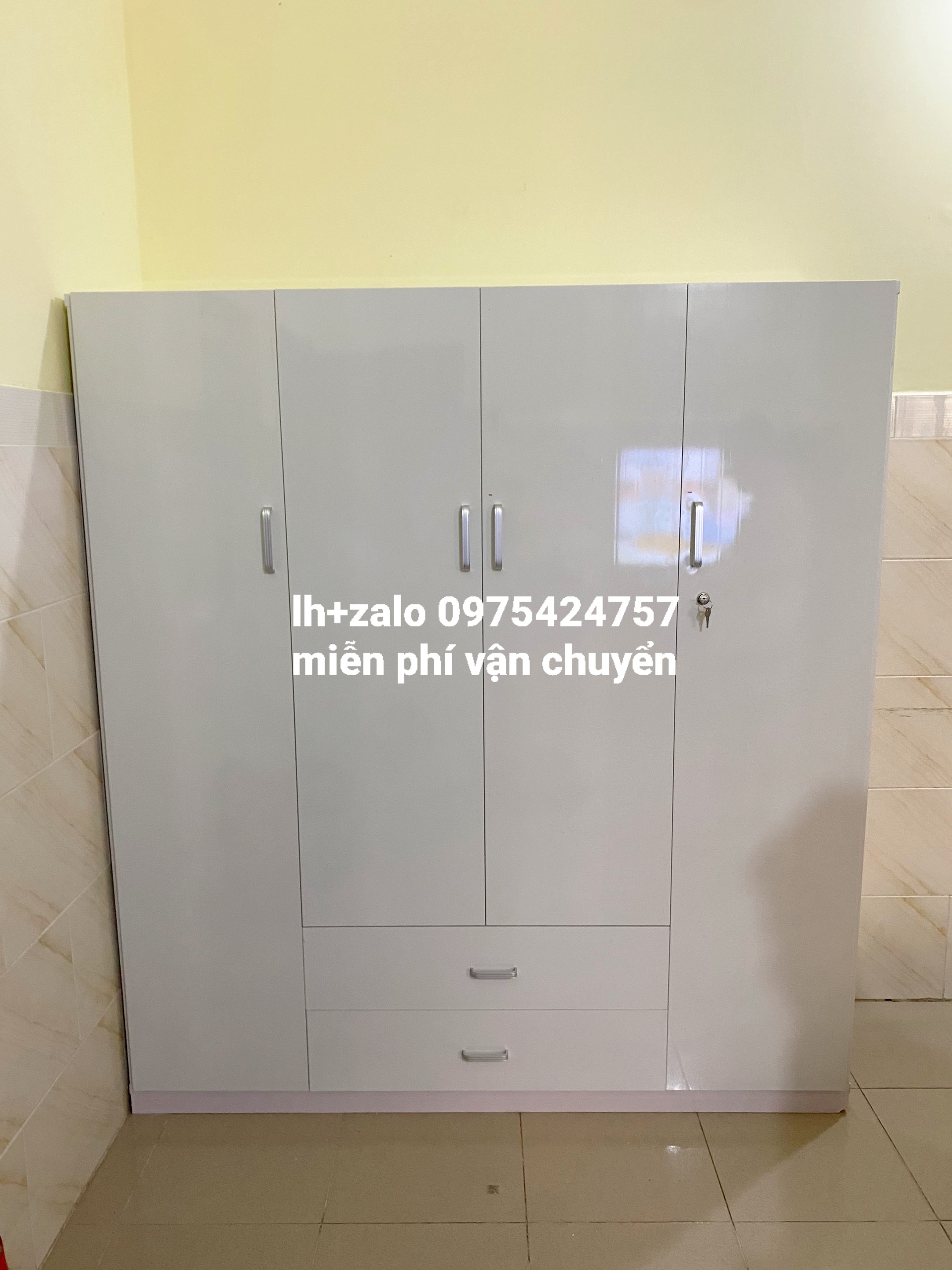 Tủ nhựa đài loan 4 cánh
