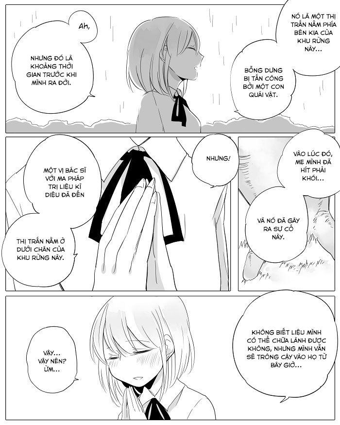 yêu quái cô đơn và cô bé bị mù chapter 6 5