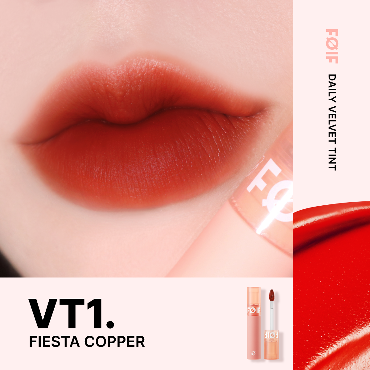 [FOIF by MERZY] Son Kem Lì Thuần Chay, Mịn Mượt Lâu Trôi Hàn Quốc Foif Daily Velvet Tint 3g