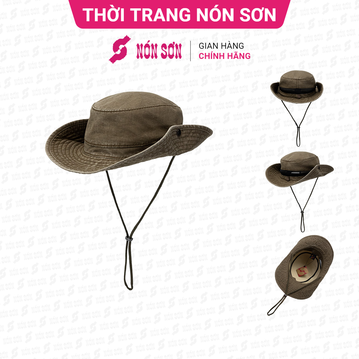 Mũ vành thời trang NÓN SƠN chính hãng MH008A-NU1