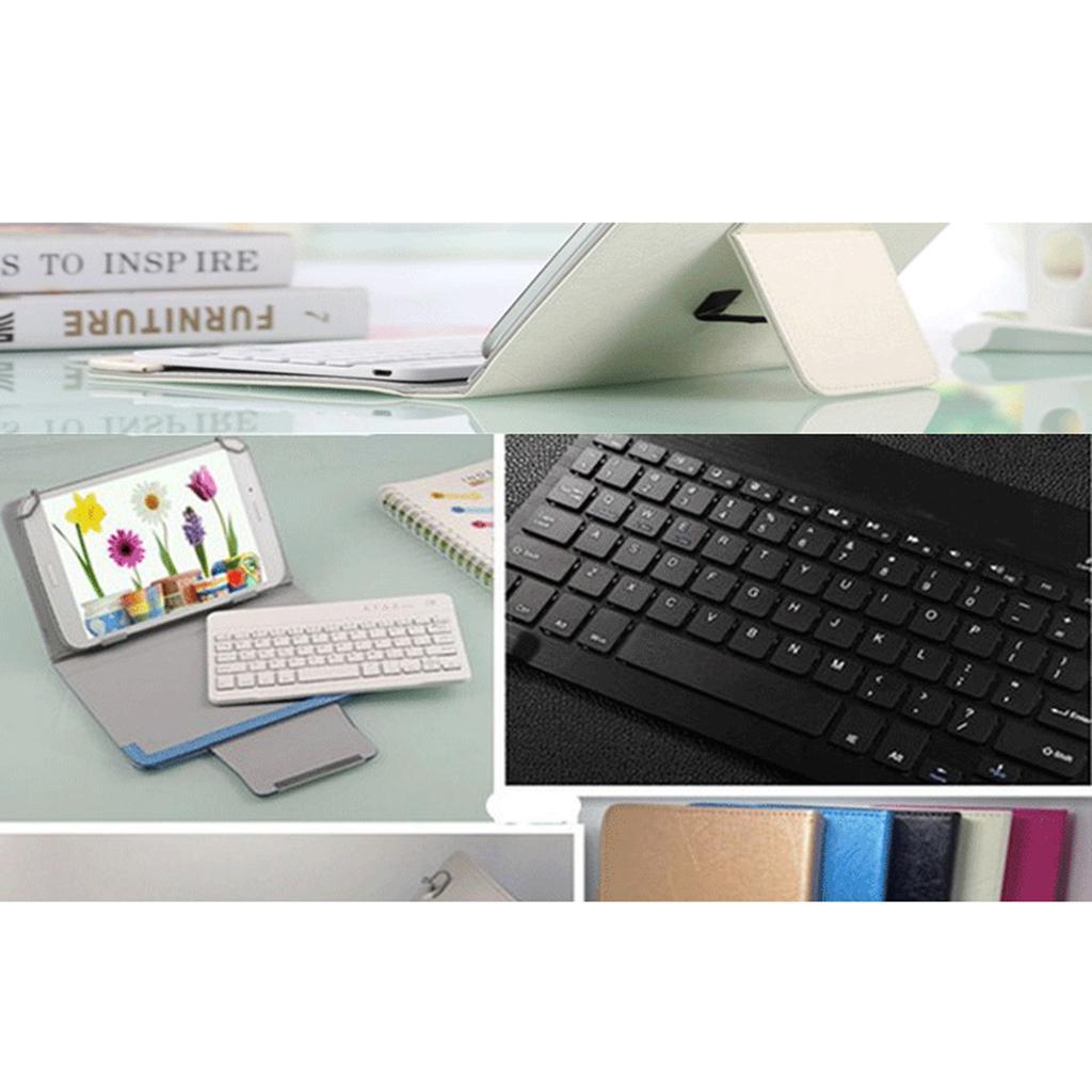 Wireless Keyboard with Holster Case Compatible for 7 Inch Tablets Very Well