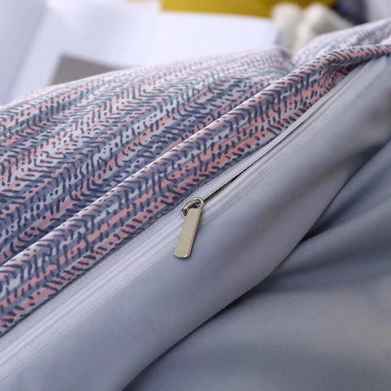 Bộ chăn ga cotton Tici Xước M2T bedding chăn ga Hàn Quốc đủ màu đủ size miễn phí bo chun
