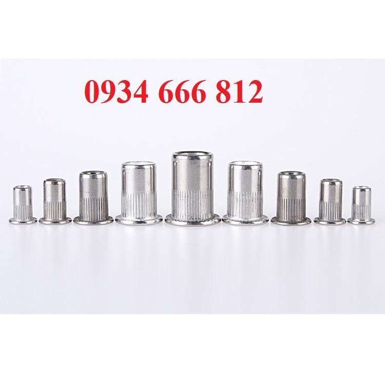Combo 100c Ốc tán rút inox 304 M8